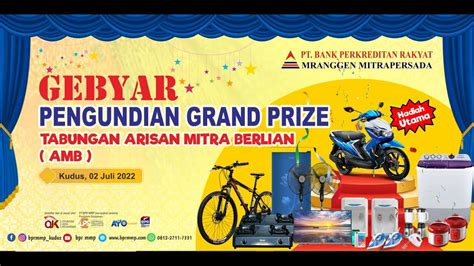 Pengundian Grandprize Tabungan Amb Youtube