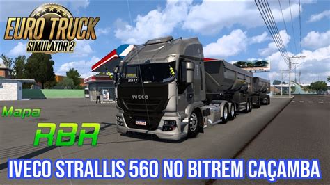 ETS2 FAZENDO UMA VIAGEM NO MAPA RBR IVECO STRALLIS TESTANDO A