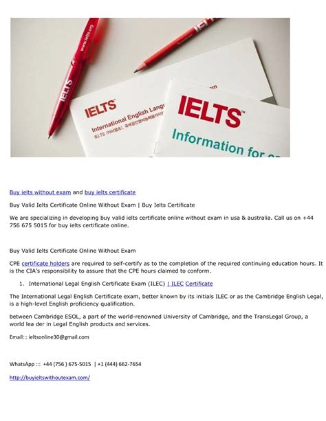 Ppt Buy Ielts Without Exam And Buy Ielts Certificate Powerpoint