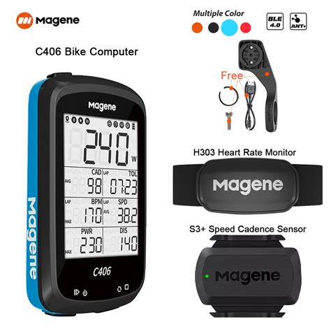 Magene C Gps Bike Computer Bicycle Speedometer Wireless Mtb Road