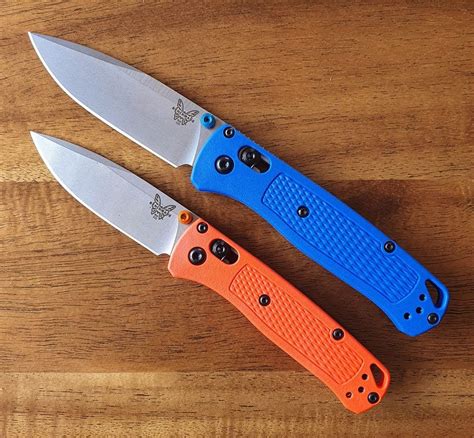 Benchmade Knives Mini Bugout Axis Orange Folding Knife B533