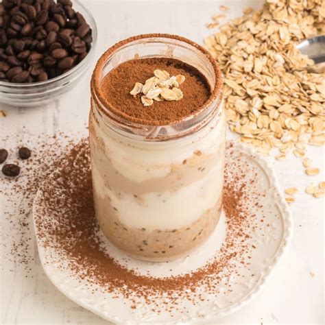 Tiramisu Overnight Oats Healthy Breakfast Recipe Amira S Pantry