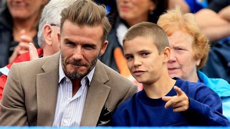 David Beckhams Son Romeo