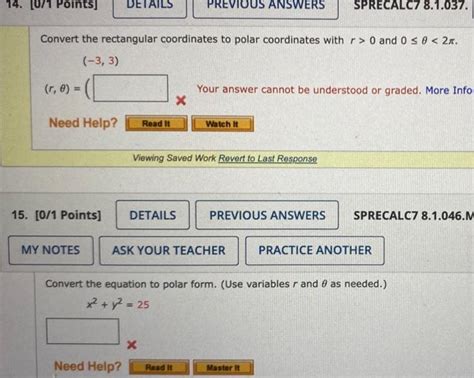 Solved 14 [071 Points] Details Previous Answers Sprecalc7