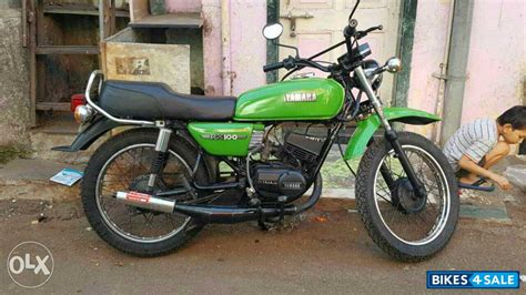 Used 1992 Model Yamaha Rx 100 For Sale In Mumbai Id 128380 Green