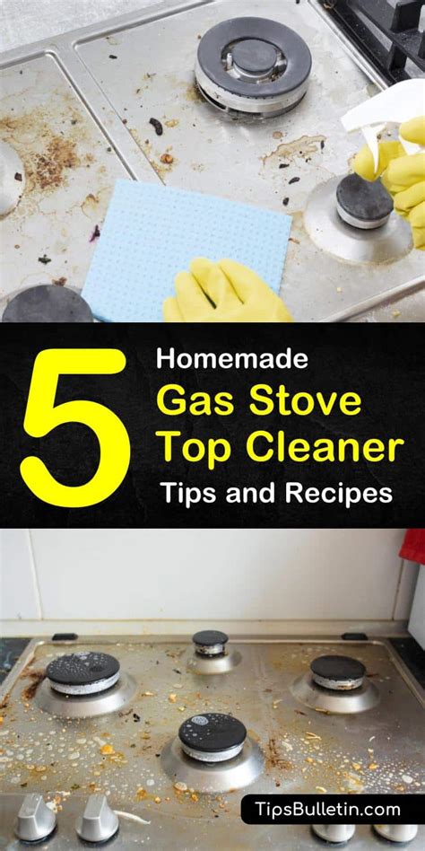 5 Homemade Gas Stove Top Cleaner Recipes