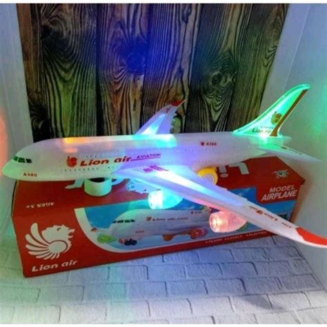 Jual Eklusif A Mainan Anak Miniatur Pesawat Terbang Airbus Garuda