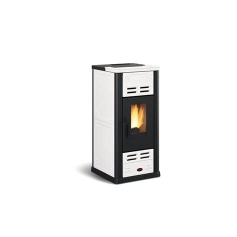 Poêle à granulés MIETTA EVO Finition NORDICA Extraflame Acier Bordeaux