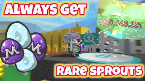 How To Always Get Rare Sprouts In Bee Swarm Supreme Sprout Youtube