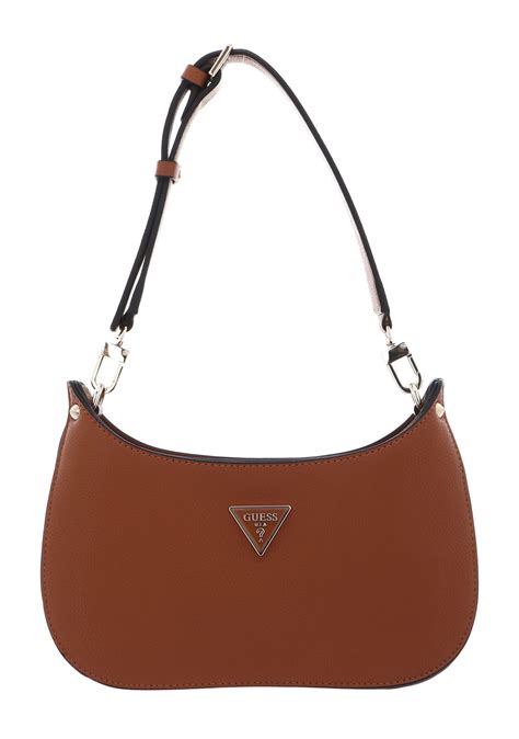 GUESS Schultertasche Meridian Mini Top Zip Shoulder Bag Cognac Modeherz