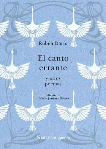 El canto errante de Dario Rubén Editorial SIAL EDICIONES tapa