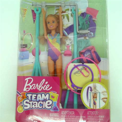 Barbie Team Stacie Doll Gymnastics Playset With Accessories Walmart