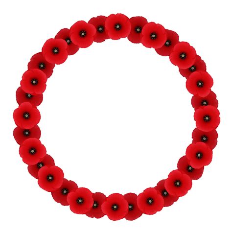 Poppy Frame Round 31392884 Png