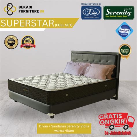 Jual Set Kasur Springbed Serenity Superstar By Elite Springbed