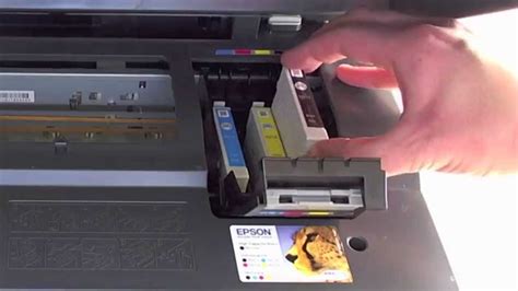 Epson DX7400 Changing The Cartridges YouTube