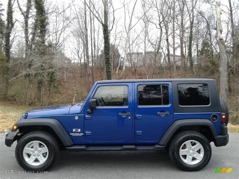 Deep Water Blue Pearl Jeep Wrangler Unlimited X X