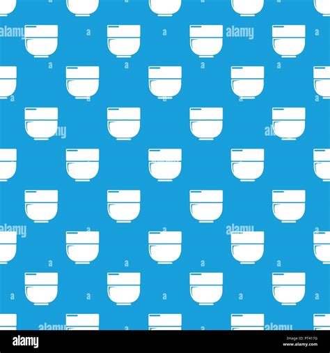 Bowl Pattern Vector Seamless Blue Stock Vector Image And Art Alamy