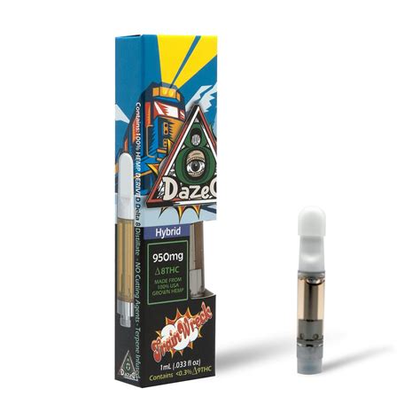 Dazed8 Trainwreck Delta 8 Thc Vape Cartridge — 1 Gram Leafly