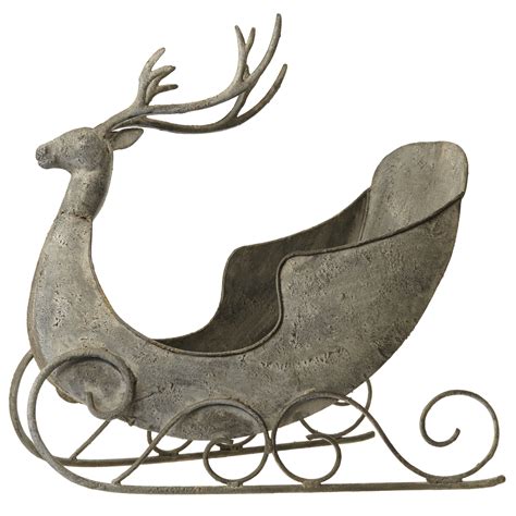 The Seasonal Aisle Reindeer Sleigh Decoration Wayfair Co Uk