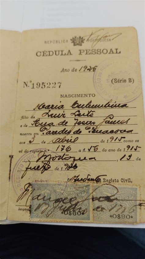 Encontrar certidão de nascimento da minha bisavó nascida em 1915