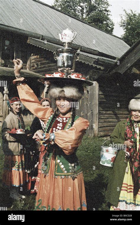 A Bashkir folk company performs at an international UNESCO folklore ...