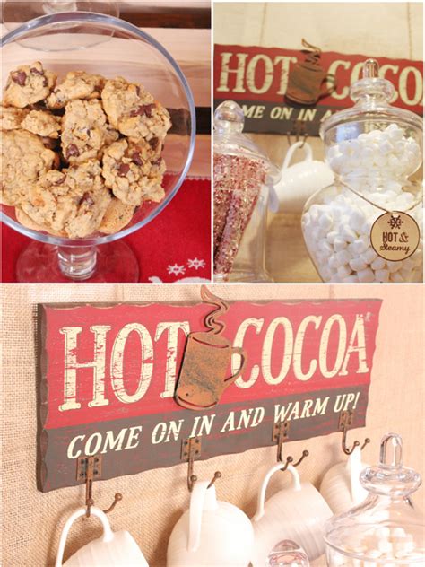 Diy Hot Cocoa Bar For The Holidays Party Ideas Party Printables Blog