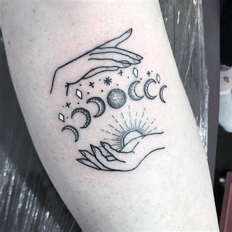 30 Awesome Moon Phases Tattoo Ideas For Men Women In 2023