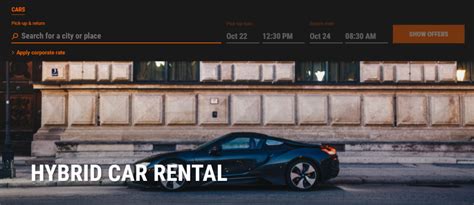 How To Find Hybrid Or Electric Car Rental Hidden Lemur