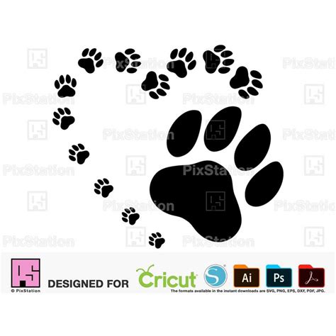 Paw Print Borders Clip Art | Made By Teachers - Clip Art Library