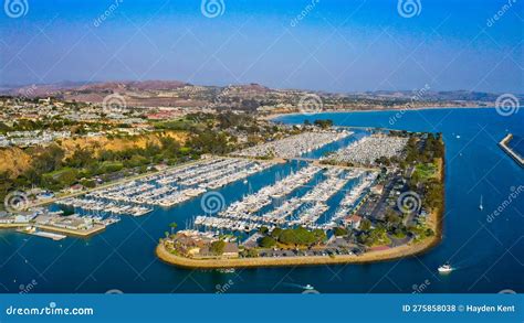 Drone Overview of Dana Point Harbor Stock Photo - Image of ocean, boats ...