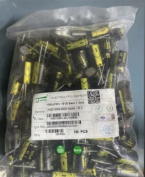 Aluminium Uf Jwco Uf V Electrolytic Capacitor C Hours