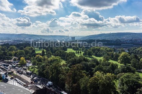 Stuttgart Aus Der Vogelperspektive Parkanlage Rosensteinpark In