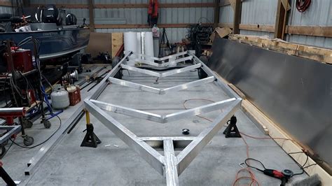 Building A 25ft Aluminum Boat Part 2 Youtube