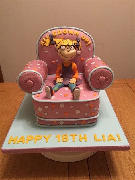 Rugrats Themed Birthday Cake Cake Carved Into A Rugrats Themed Chair