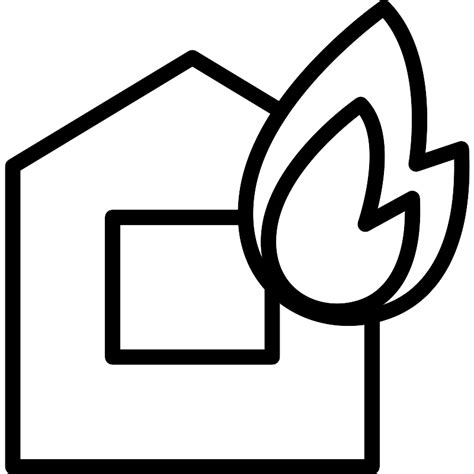 House On Fire Vector Svg Icon Svg Repo