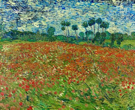 Vincent Van Gogh Champs De Coquelicots Tableau De Van Gogh Et