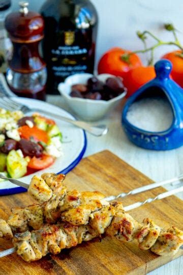 Grilled Chicken Souvlaki Recipe Sweet Cs Designs