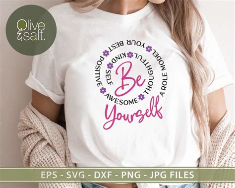 Be Yourself Svg Be You Svg Self Love Svg Positive Svg Etsy