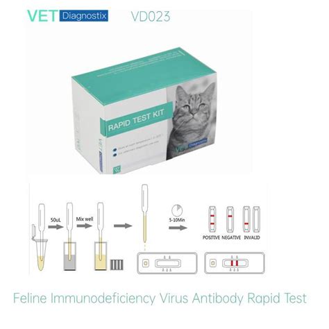 Feline Immunodeficiency Virus Antibody Rapid Test China Fiv Test And