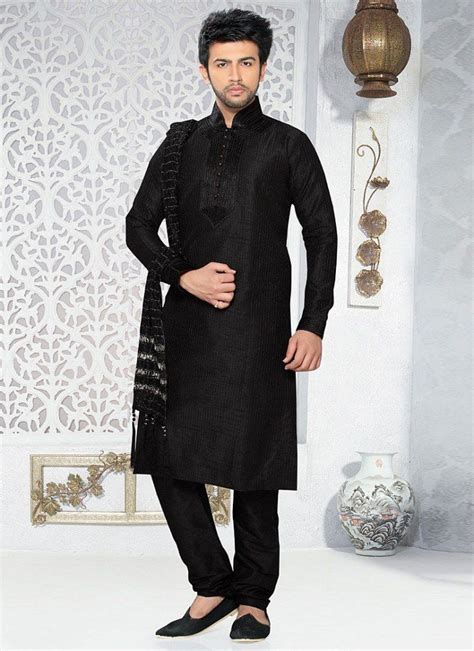 Best Black Kurta Pajama Outfits For Men Wedding Kurta For Men