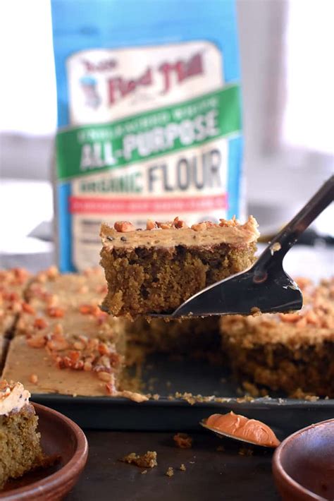 The Best Old Fashioned Peanut Butter Cake With Coffee Buttercream