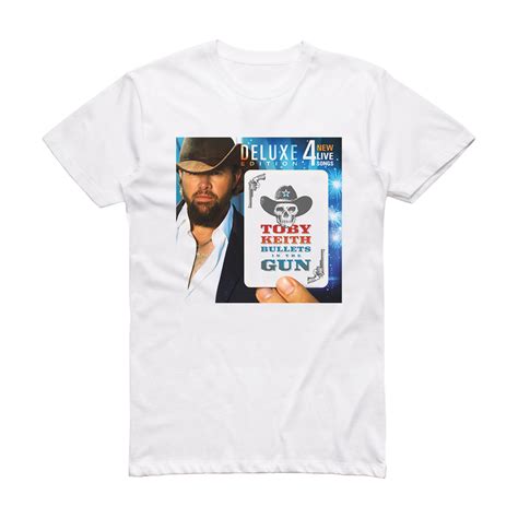 Toby Keith Bullets In The Gun Album Cover T-Shirt White – ALBUM COVER T ...