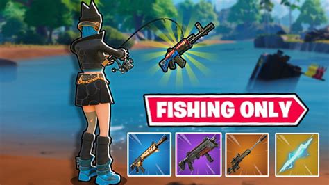 The Fishing Loot Only Challenge In Fortnite Chapter Youtube