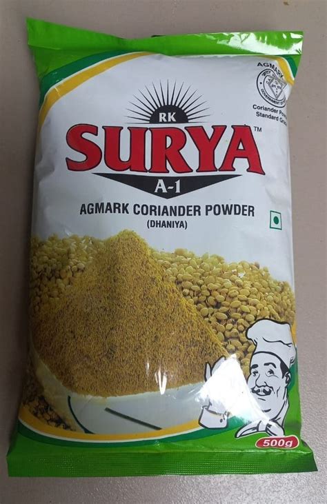 Dried Variety SINDHU CS 2 500g Surya A1 Coriander Powder 500 Gm