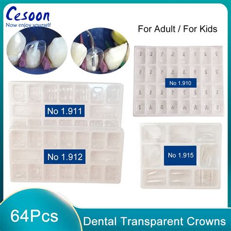 Coroas Dent Rias Transparentes Para Adultos E Crian As Coroa De Dentes