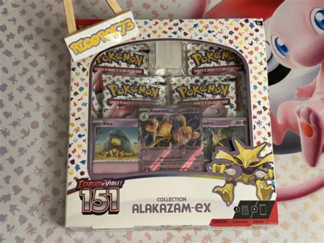 Pok Mon Coffret Collection Alakazam Ex Scell Ecarlate Et