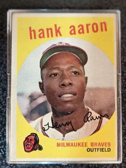 Topps Hank Aaron South Auction