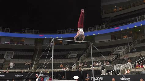 Ian Gunther High Bar 2023 Xfinity U S Championships Senior Men Day 1 Youtube