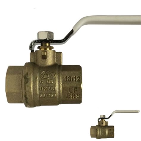 Brass Ball Valves 1 1 2 600 Wog Full Port Locking Handle