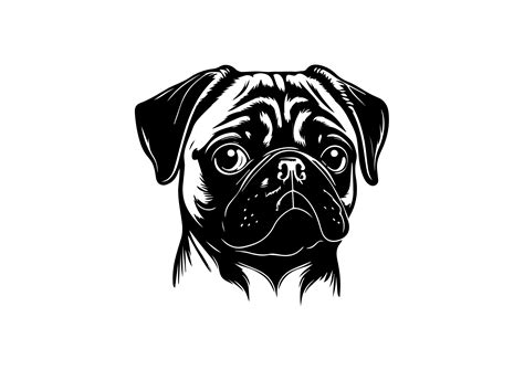 Pug Svg Pug Clipart Pug Svg Files For Cricut Pug Silhouette Etsy Uk